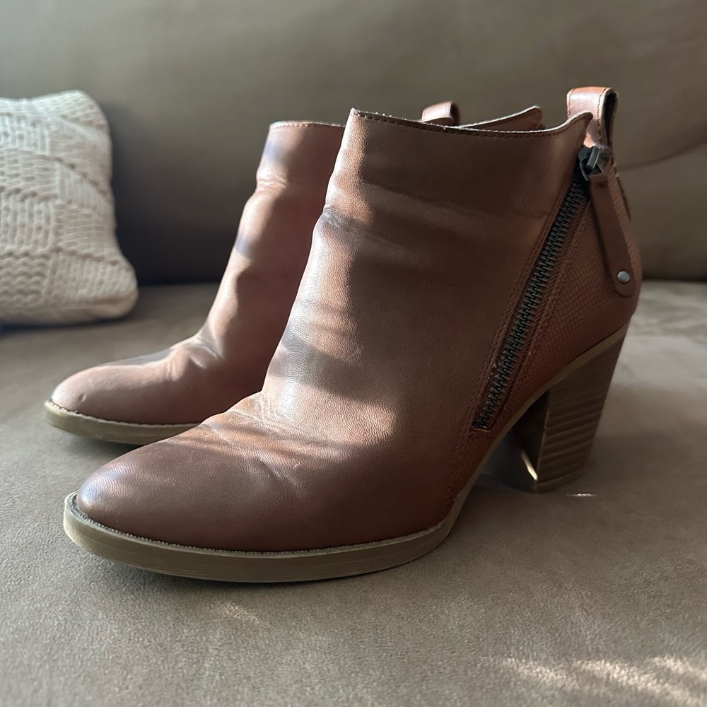 DV by Dolce Vita Tan Ankle Booties
